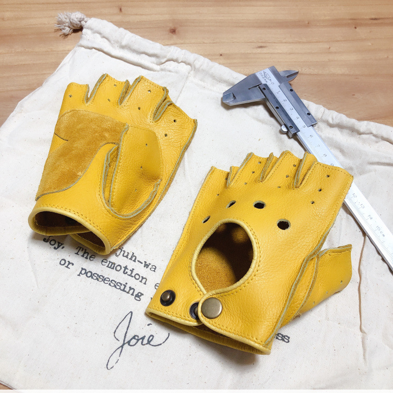 Motorcycle Retro Locomotive Ri - Leather Driving Glove review and price