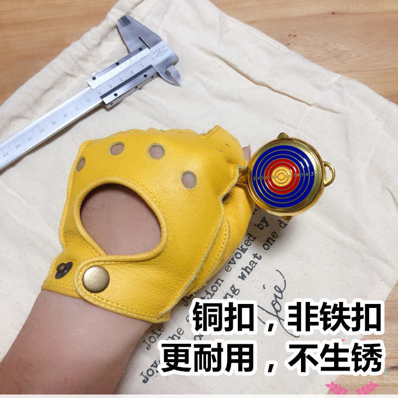 Motorcycle Retro Locomotive Ri - Leather Driving Glove review and price