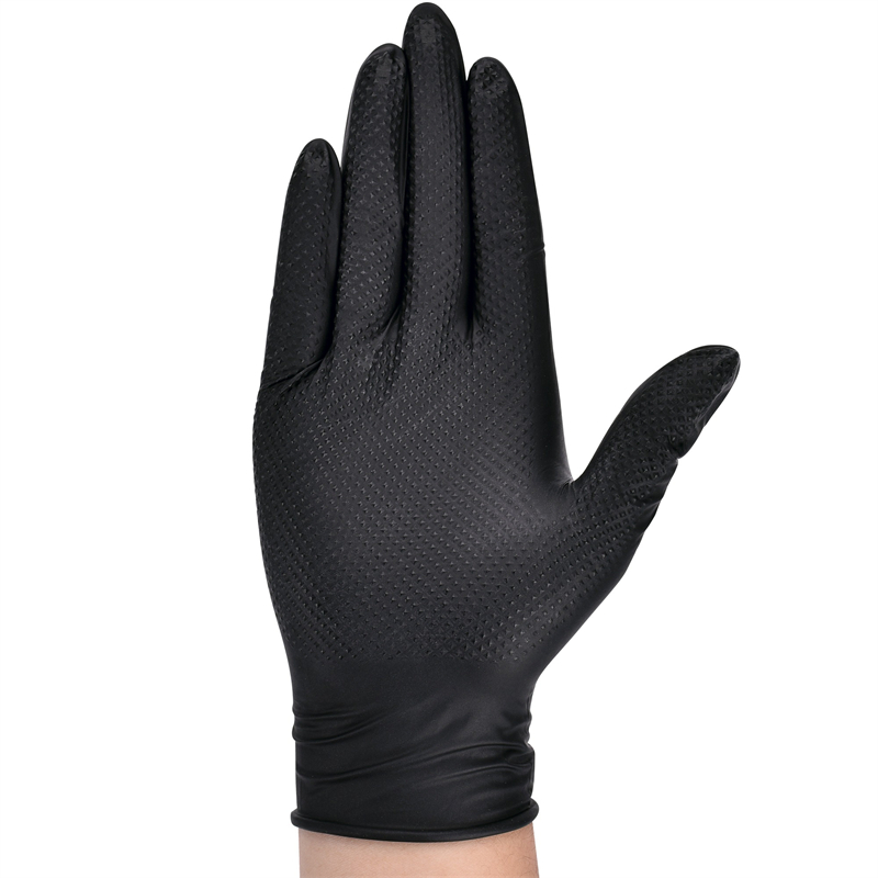 Heavy Duty Black Nitrile Glove - Nitrile Mechanic Glove review and price