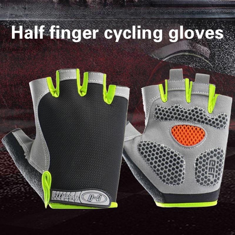Hot Half Finger Cycling Gloves - Cycling Glove Padded review and price