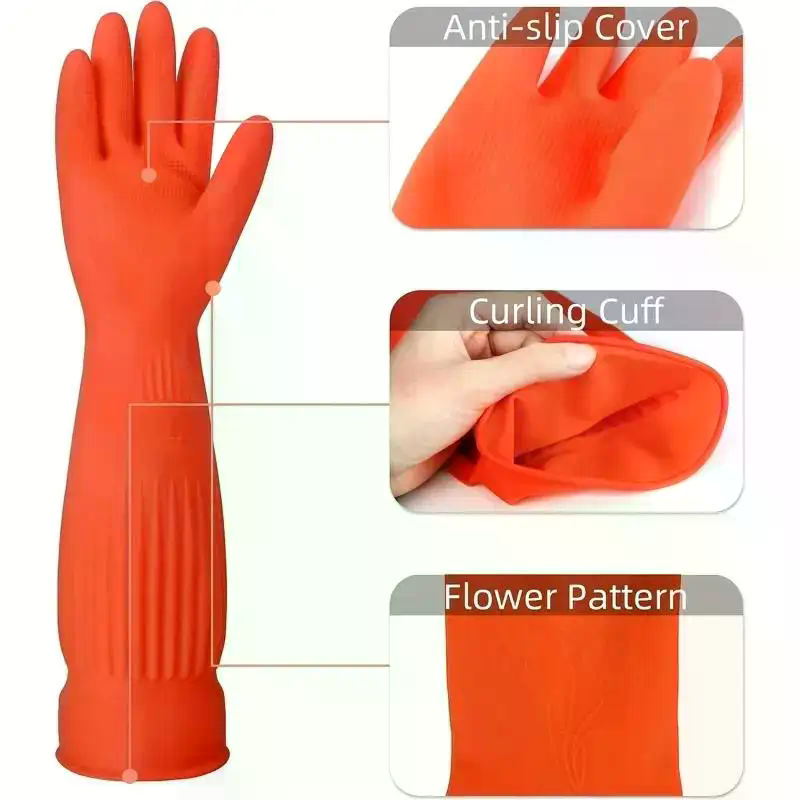 Long Reusable Rubber Dishwashi - Dish Glove Rubber review and price