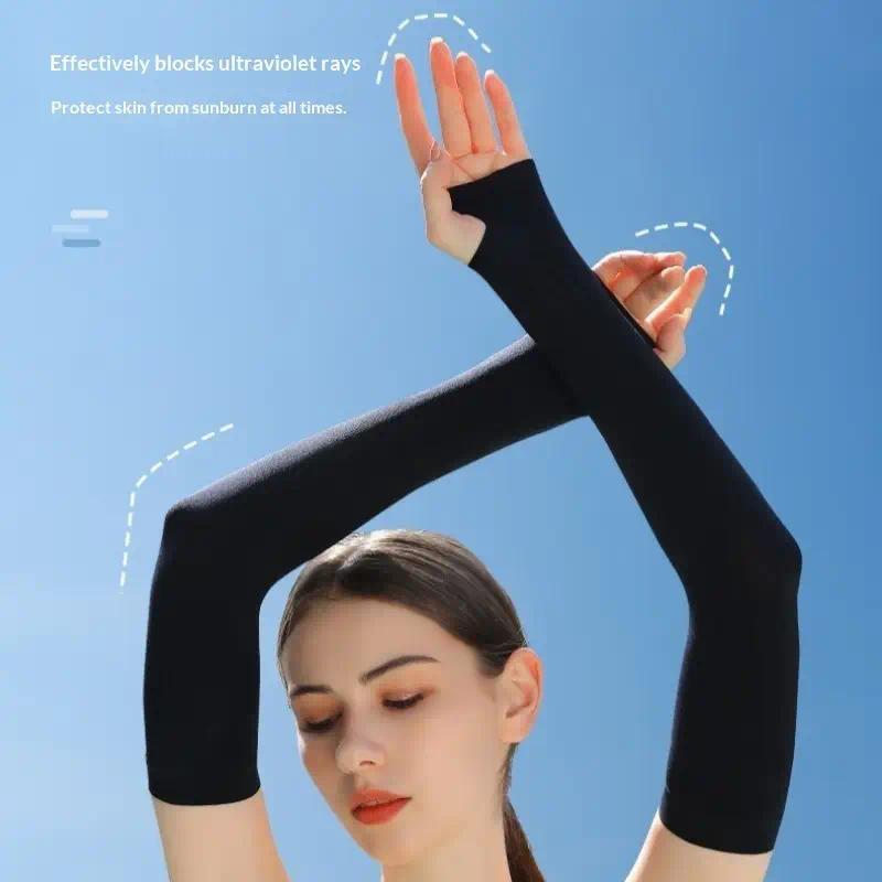 3 Pairs Ice Sleeves Stylish Si - Fingerless Glove Knit review and price