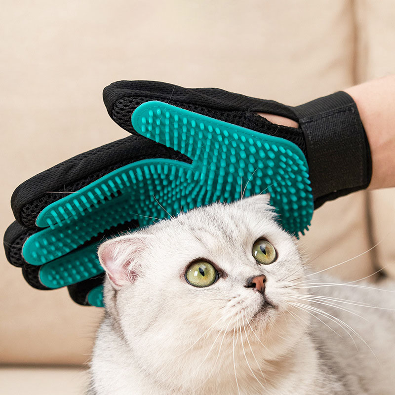 Pet Grooming Glove, Gentle Hai - Rubber Glove Cleaning review and price