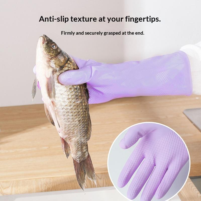 1Pair Latex Household Cleaning - Dish Glove Rubber review and price