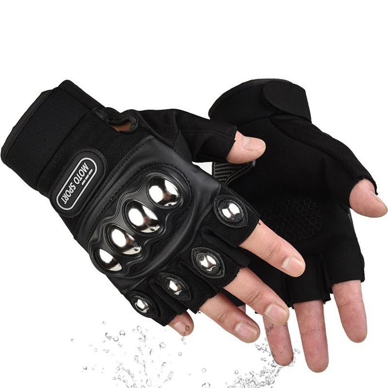 Half Finger Protective Motorcy - Motorcycle Glove Knuckle review and price