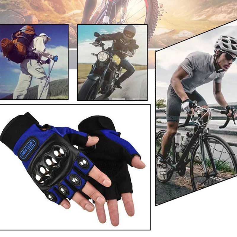 Half Finger Protective Motorcy - Motorcycle Glove Knuckle review and price
