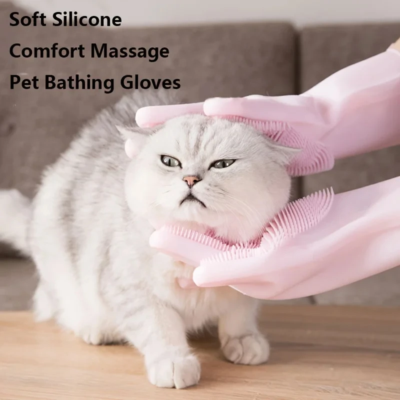 Pet Grooming Cleaning Gloves D - Rubber Glove Cleaning review and price