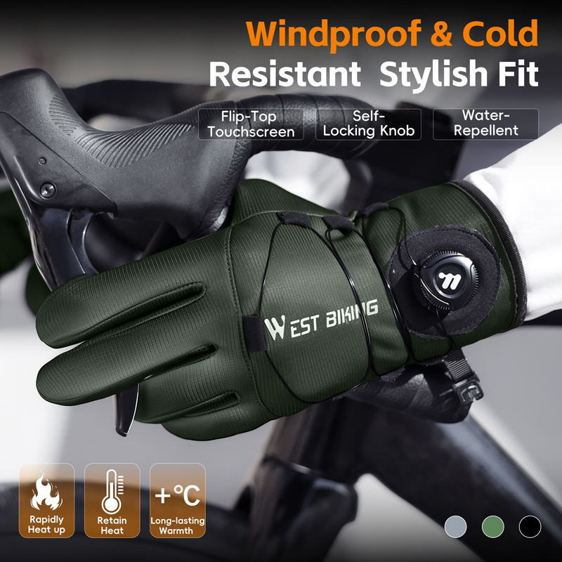 Winter Bike Gloves Magnetic Qu - Winter Glove Insulated review and price
